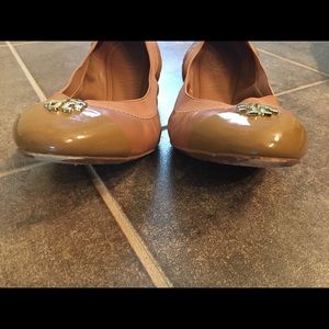 Tory Burch Brown Flats Size 9